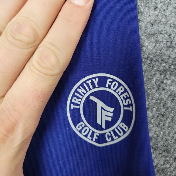 GREYSON Blue Short Sleeve Embroidered Performance Polo Shirt SIZE SMALL - Picture 5 of 11